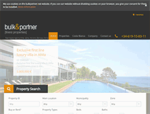 Tablet Screenshot of bulkpartner.net